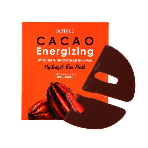 [Petitfee] Cacao Energizing Hydrogel Face Mask (5ea)